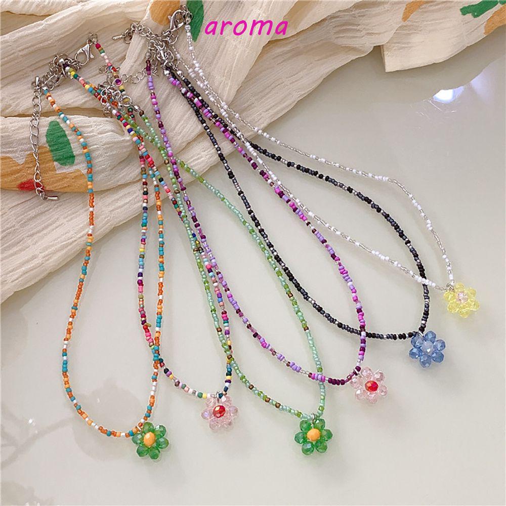 Vòng cổ Chuỗi Hạt Phong Cách Bohemian Thời Trang Hàn Quốc Cho Nữ