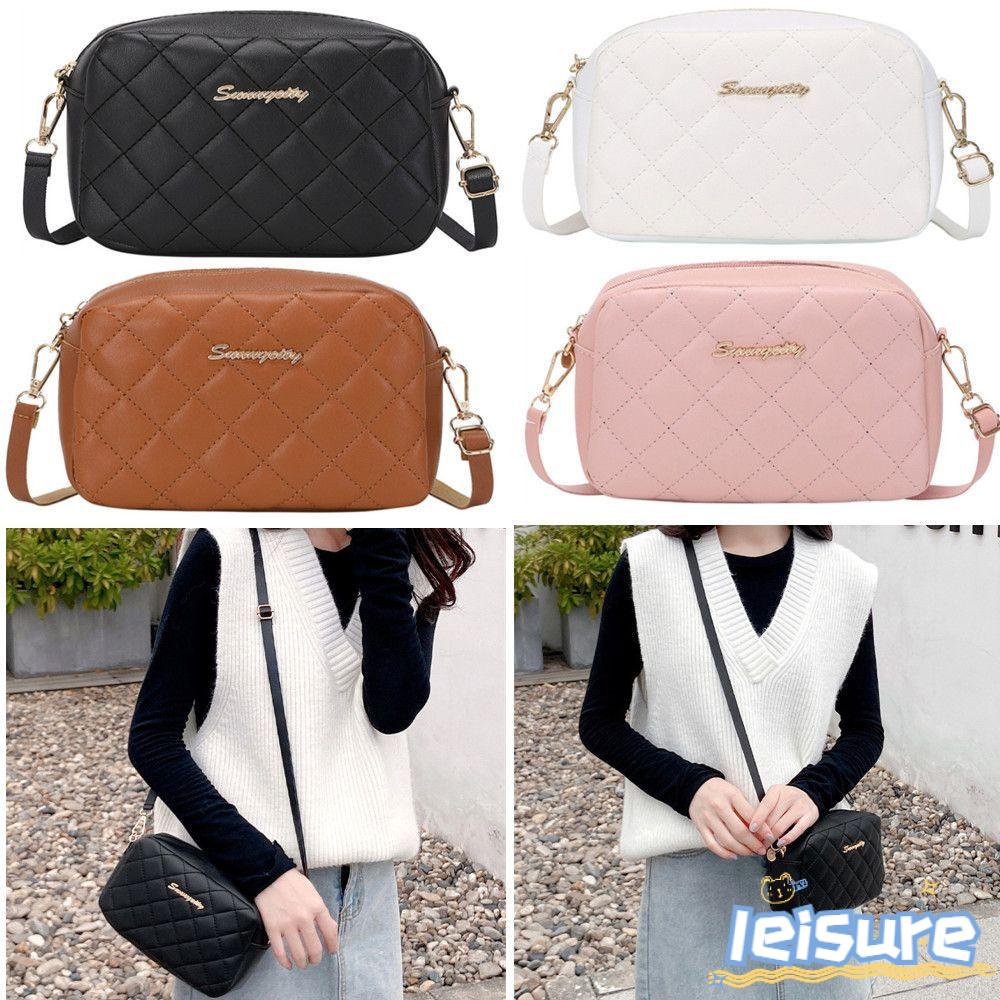 Túi Da PU Đeo Chéo Thêu Họa Tiết Dành Cho Nữ