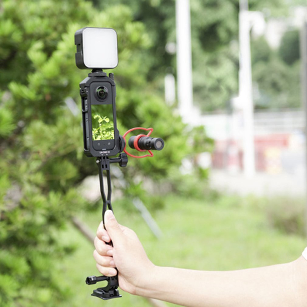 Action Camera Protection Frame For Insta360 X3 Interface With Lens Cover Rabbit Cage Accessories [Q/9]