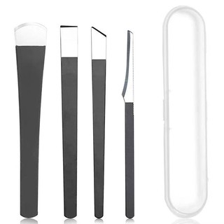 Set 3 / 4 dụng cụ lấy da chết bằng inox tiện dụng