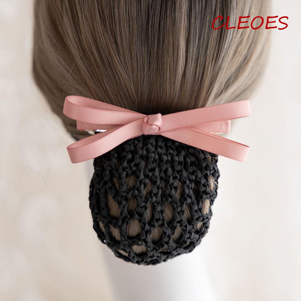 Kẹp Tóc Lưới Hình Nơ Thanh Lịch Cho Nữ