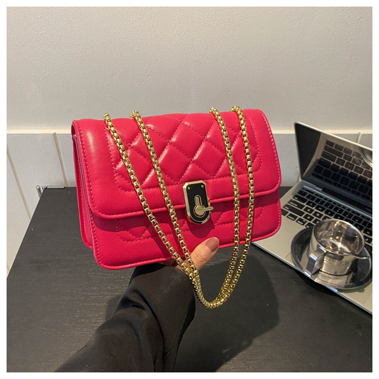 Túi Da JASMIN NOIR PU Đeo Chéo Họa Tiết Kim Cương Thời Trang Dành Cho Nữ