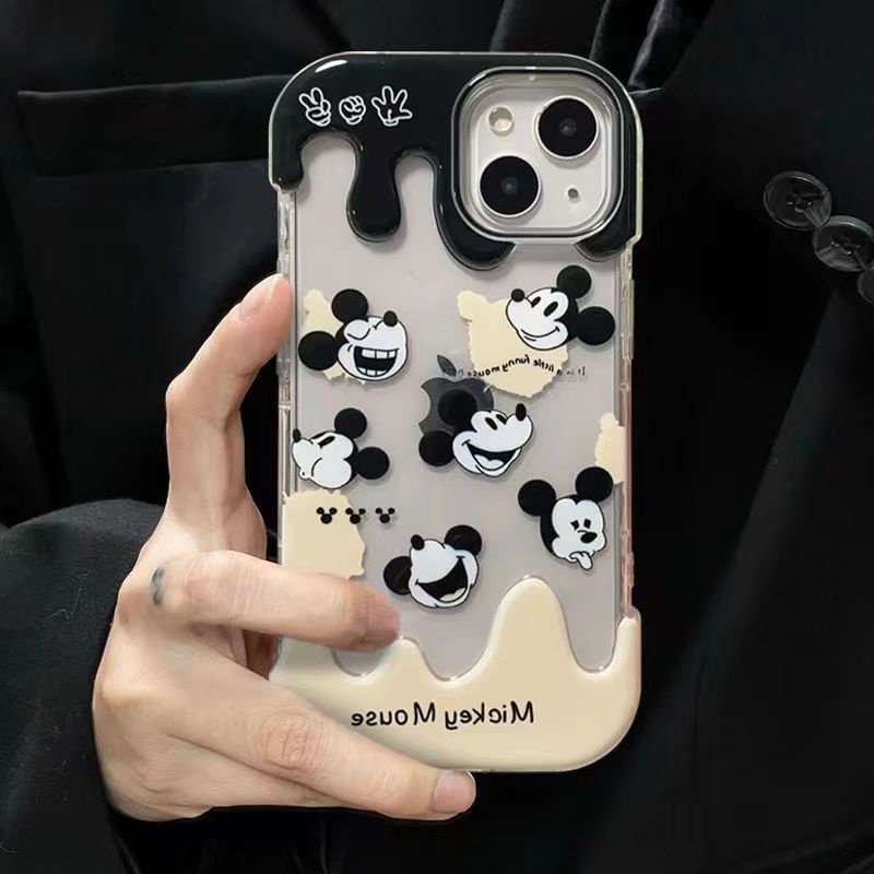 ✅Ốp Điện Thoại Họa Tiết Chuột Mickey 12Qw Cho Iphone13promax / xrproxs14 Niche plus 11