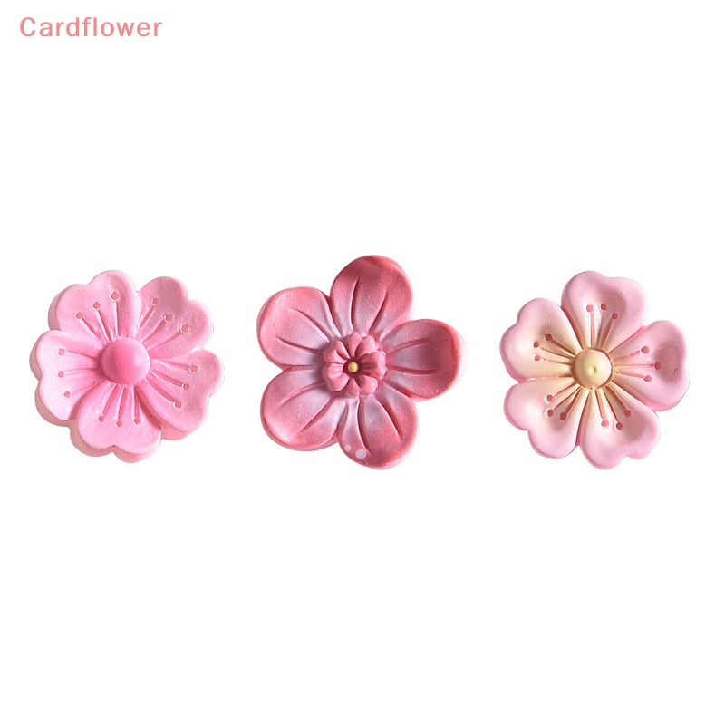 Bộ 10 Bông Hoa Anh Đào Mini Bằng Nhựa Resin Trang Trí Ốp Điện Thoại / Xe Hơi DIY Mới