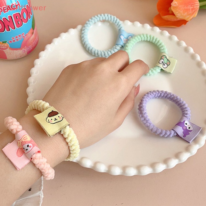 Dây Buộc Tóc Cao Su Co Giãn Màu Kẹo Thời Trang Mới Cho Nữ