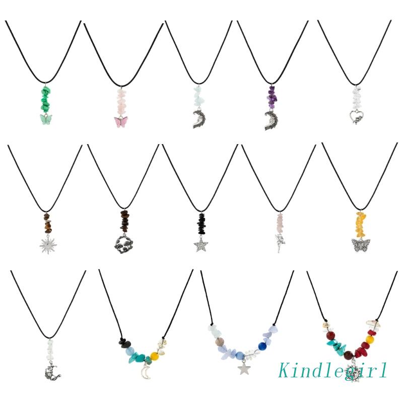 Vòng Cổ Choker Kiểu Tua Rua Mặt Trăng / Ngôi Sao / Trái Tim Đơn Giản Thích Hợp Làm Quà Tặng
