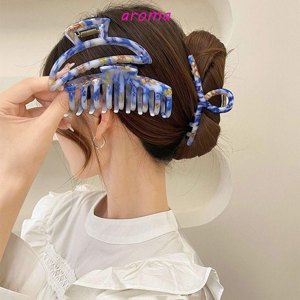 Kẹp Tóc Hình Cá Mập Bằng Sứ Phong Cách Hàn Quốc Đơn Giản Sáng Tạo Dành Cho Nữ