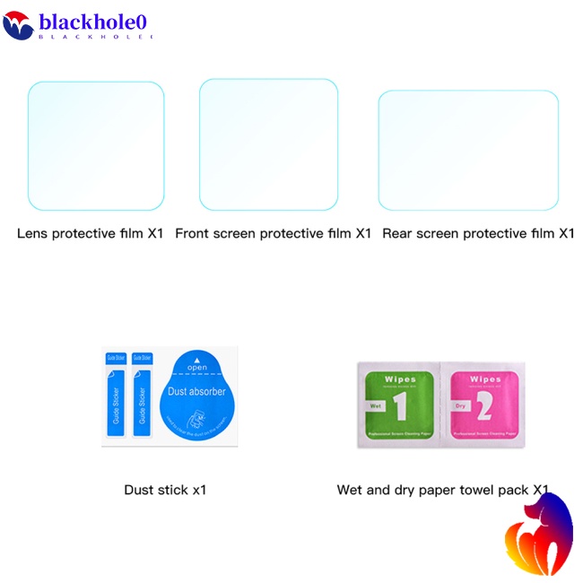 1 Bộ Kính Cường Lực Bảo Vệ Màn Hình Chống Trầy Tương Thích Với Gopro11 / 9 / 10