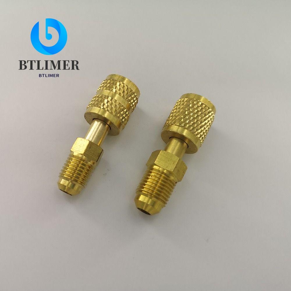 Bộ 2 Đầu Nối Chuyển Đổi Điều Hòa Không Khí Cho 5 / 16 SAE F Sang 1 / 4 SAE