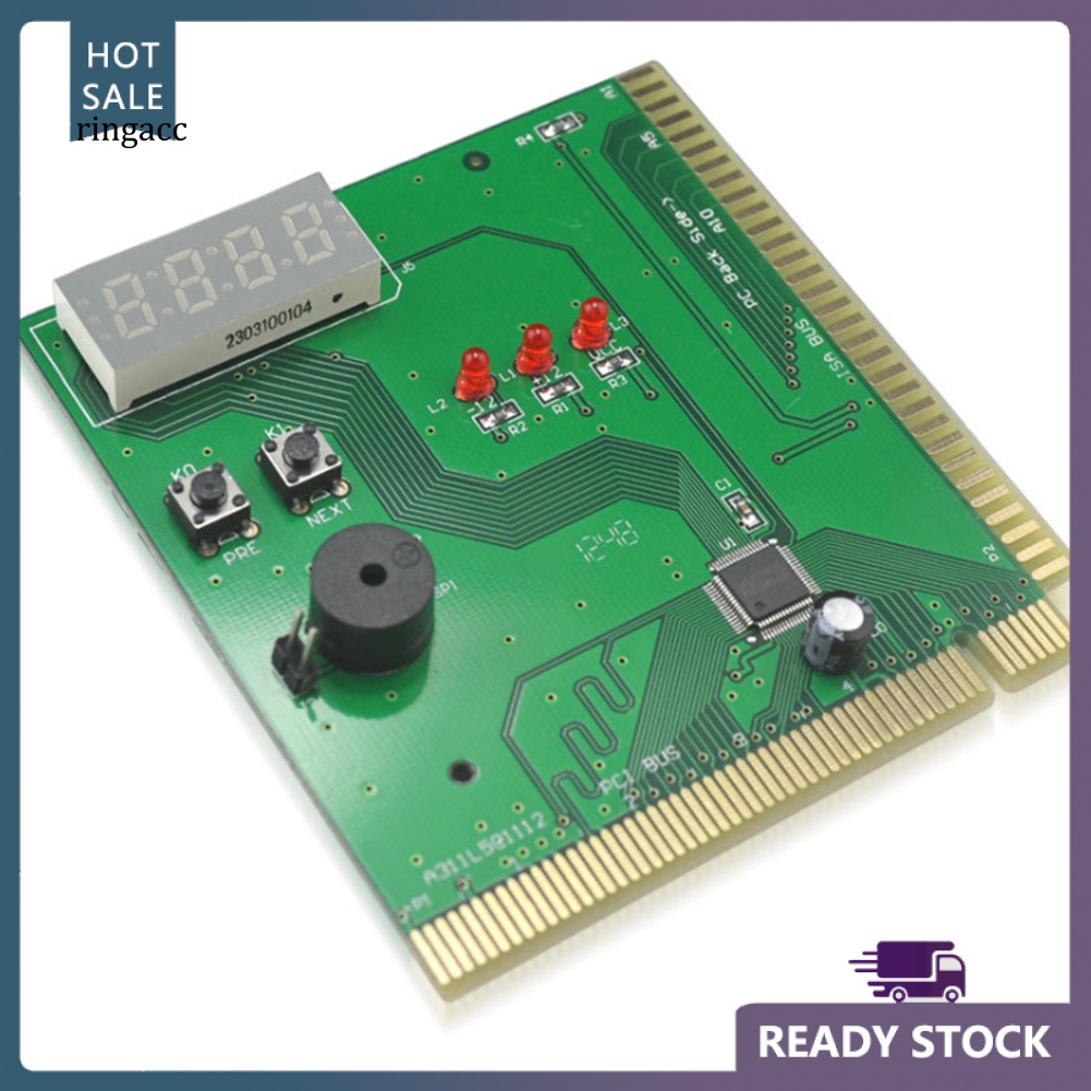 Thẻ Kiểm Tra Chẩn Đoán Bo Mạch Chủ PCI ISA 4 Chữ Số