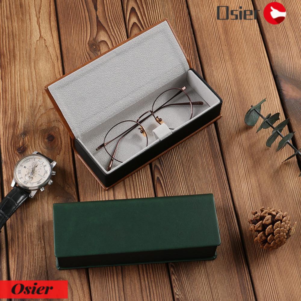 Hộp Đựng Mắt Kính Bằng Da Phong Cách Cổ Điển Thời Trang Cho OSIER1 Ốp