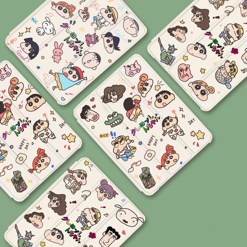 Ốp Máy Tính Bảng TPU Mềm Hình Cậu Bé Bút Chì Cho iPad Gen10 7 / 8 / 9 Air4 Air5 Pro11 "Pro12.9" mini6