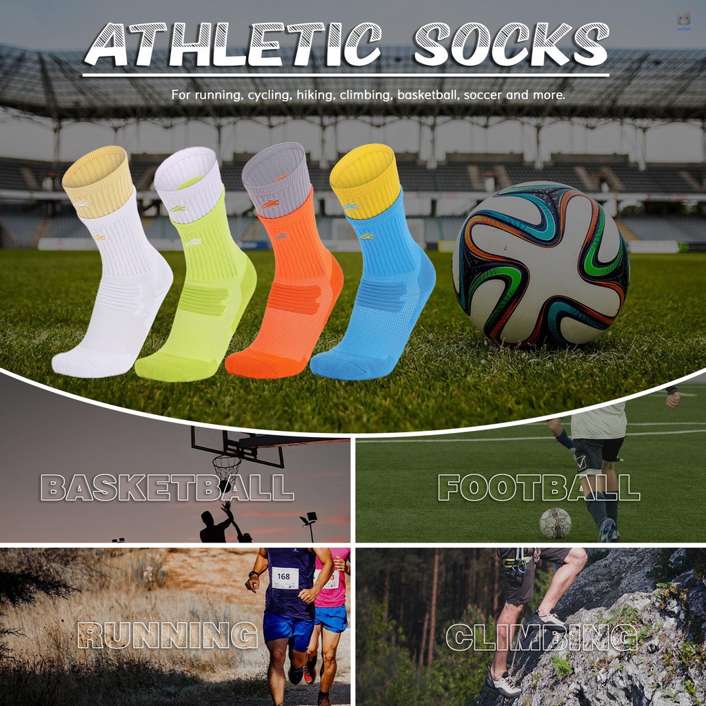Vớ Thể Thao Thoáng Khí Có Gân Kép Chống Ẩm Thoáng Khí Cho Nam Và Nữ