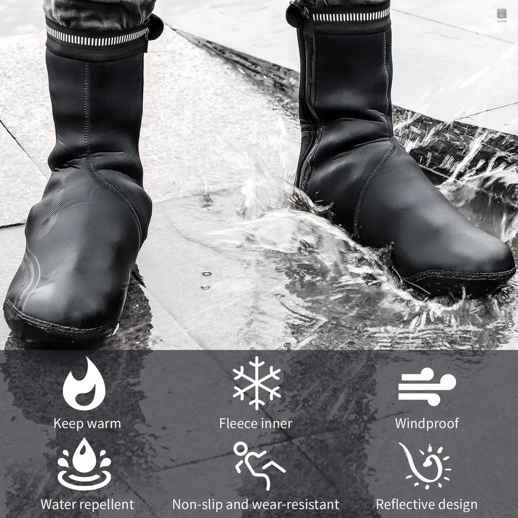 Vỏ Bọc Giày Đi Xe Đạp Giữ Ấm Mùa Đông Tiện Dụng