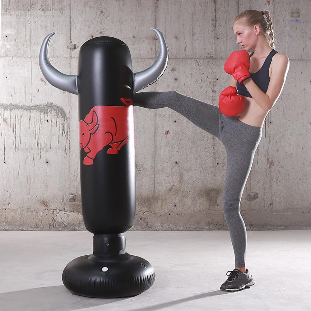 Túi Tập Đấm Bốc Bơm Hơi Tiện Lợi 5.2ft