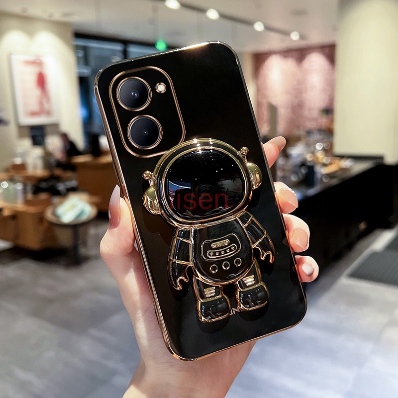 Ốp lưng Realme C33 Ốp Điện Thoại Có Giá Đỡ Hình Phi Hành Gia Cho Realme 10 / 10 Pro 5G / C55 / C35 / C30 / C30S / C21Y / C25Y / Realme 10 Pro Plus 5G YHY