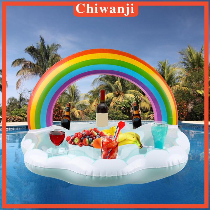 Phao Nổi Bơm Hơi Giữ Đồ Uống Có Giá Đỡ