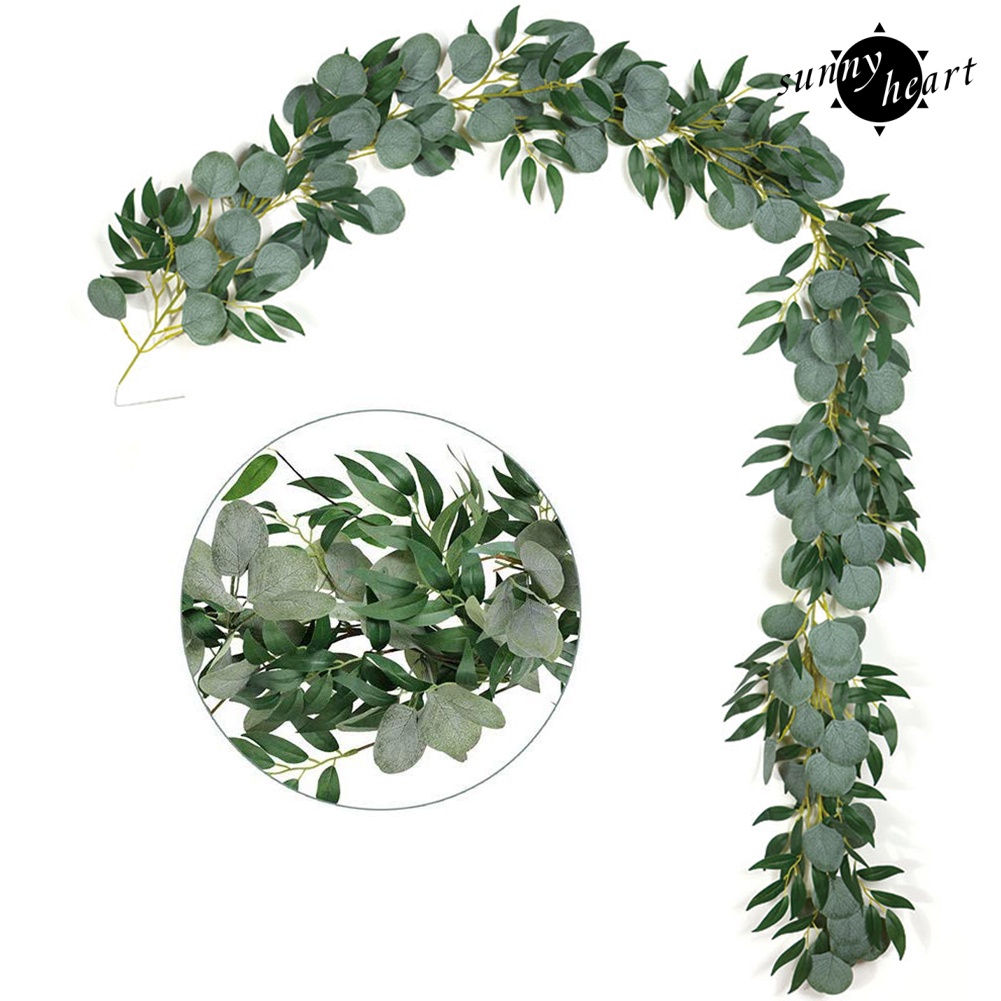 Vòng Hoa Khuynh Diệp Nhân Tạo Treo Trang Trí Nhà Cửa