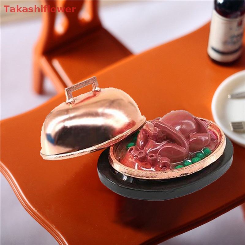 Mô Hình Đĩa Nướng Gà Tây Trang Trí Nhà Búp Bê Tỉ Lệ 1: 12