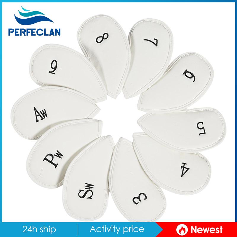 Bộ 10 Vỏ Bọc Bảo Vệ Đầu Gậy Đánh Golf Du Lịch Tiện Dụng