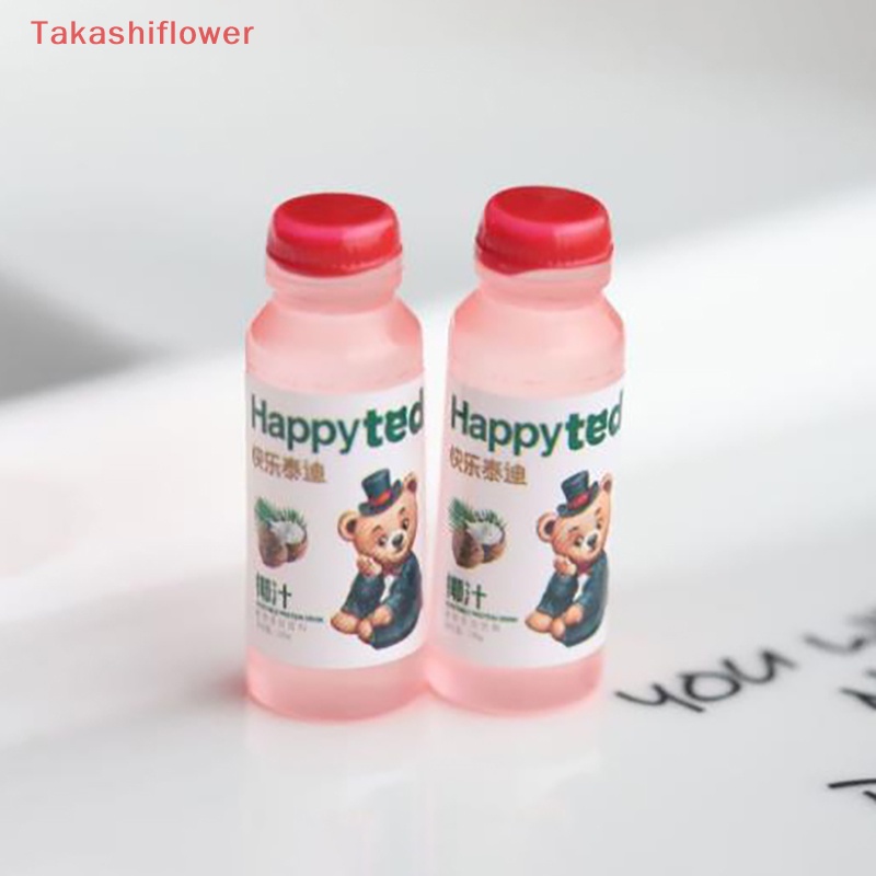 (Takashiflower) 10 Chai Nhựa Mini Dạ Quang Màu Sắc Ngẫu Nhiên