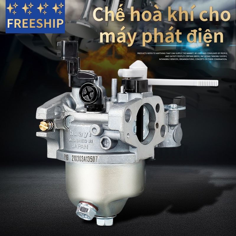✨ FREESHIP ✨ Chế hoà khí cho máy phát điện honda GX-160 GX-200 - Bộ ph