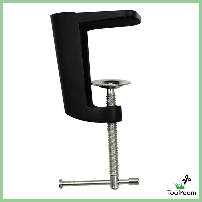 Giá Đỡ Kẹp Đèn Bàn Bằng Kim Loại Màu Trắng Có Thể Điều Chỉnh