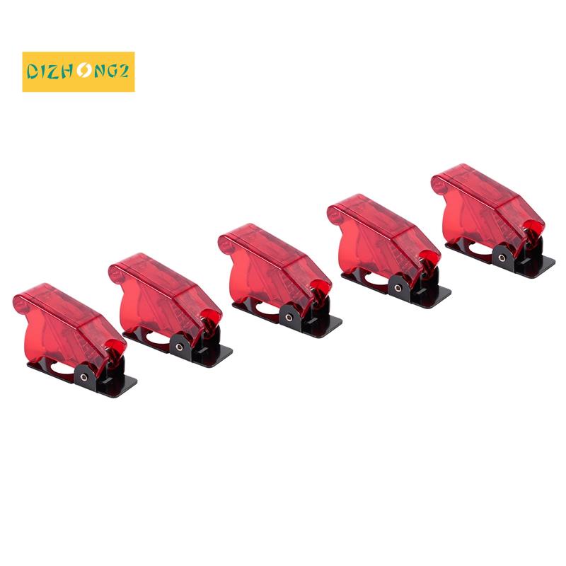 Set 5 Nắp Nhựa Bảo Vệ Công Tắc 12mm Màu Đỏ