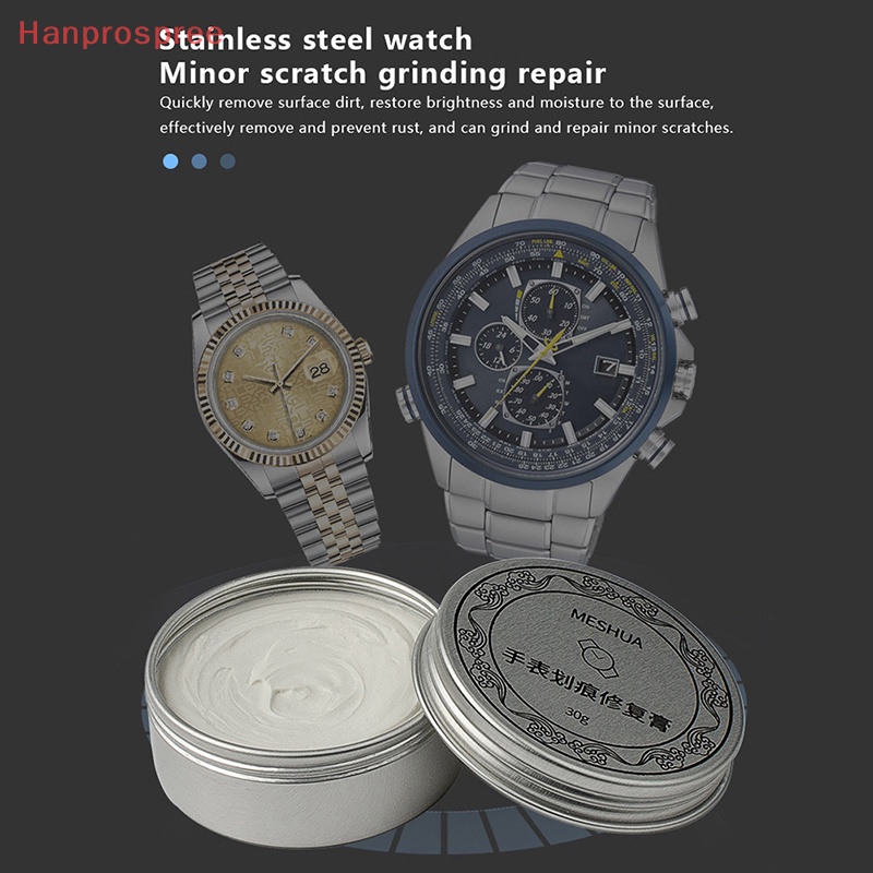 Hanprospree > Dụng Cụ Mài Đánh Bóng Chống Trầy Xước Màu Vàng / Bạc Cho Đồng Hồ