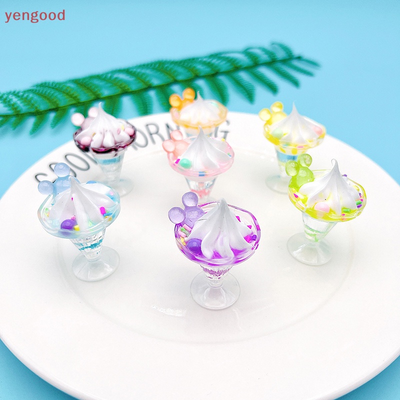 1 Que Kem Dạ Quang Mini Bằng Nhựa Resin Dễ Thương Dùng Trang Trí DIY