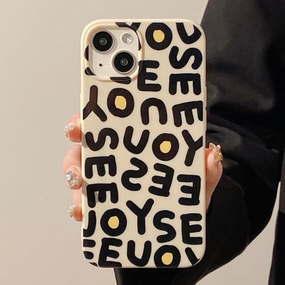 Ốp Điện Thoại TPU Mềm Chống Sốc Chống Bụi Bẩn In Chữ Tiếng Anh Cho IPhone 14 Pro Max 13 12 11 Pro Max XR XS 7 8 Plus