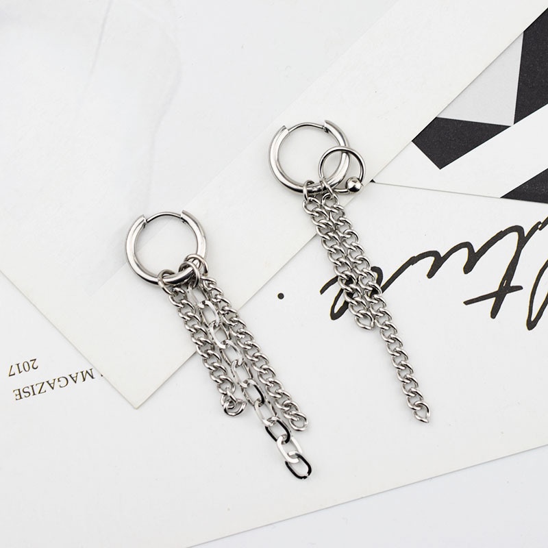 Khuyên Tai Hiện Đại Có Giá Đỡ Phong Cách Hip Hop Hàn Quốc 113