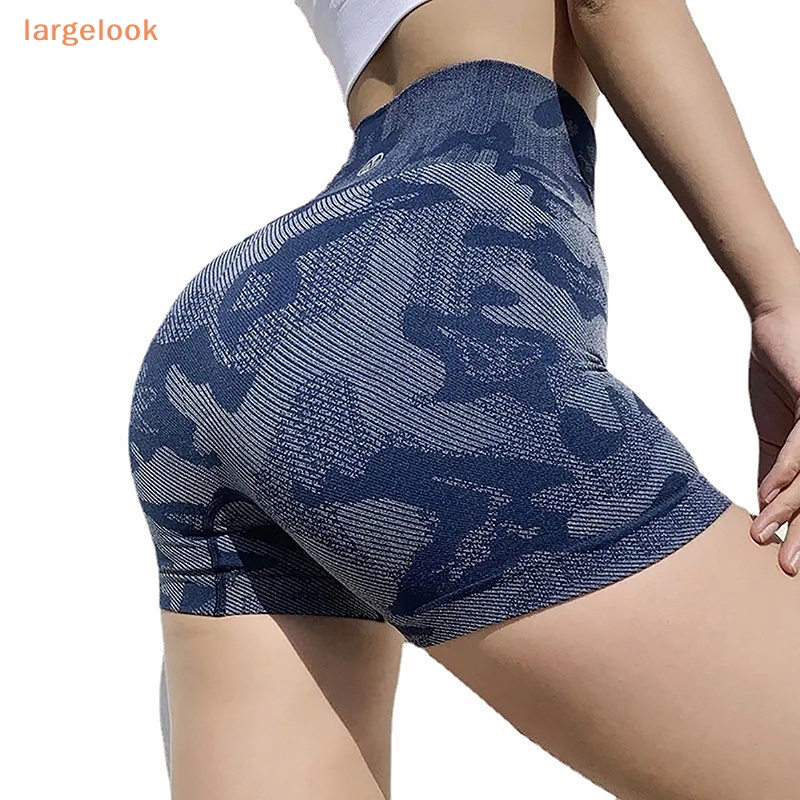 Quần Short Tập Yoga Lưng Cao Co Giãn Họa Tiết Rằn Ri Thời Trang Mùa Hè