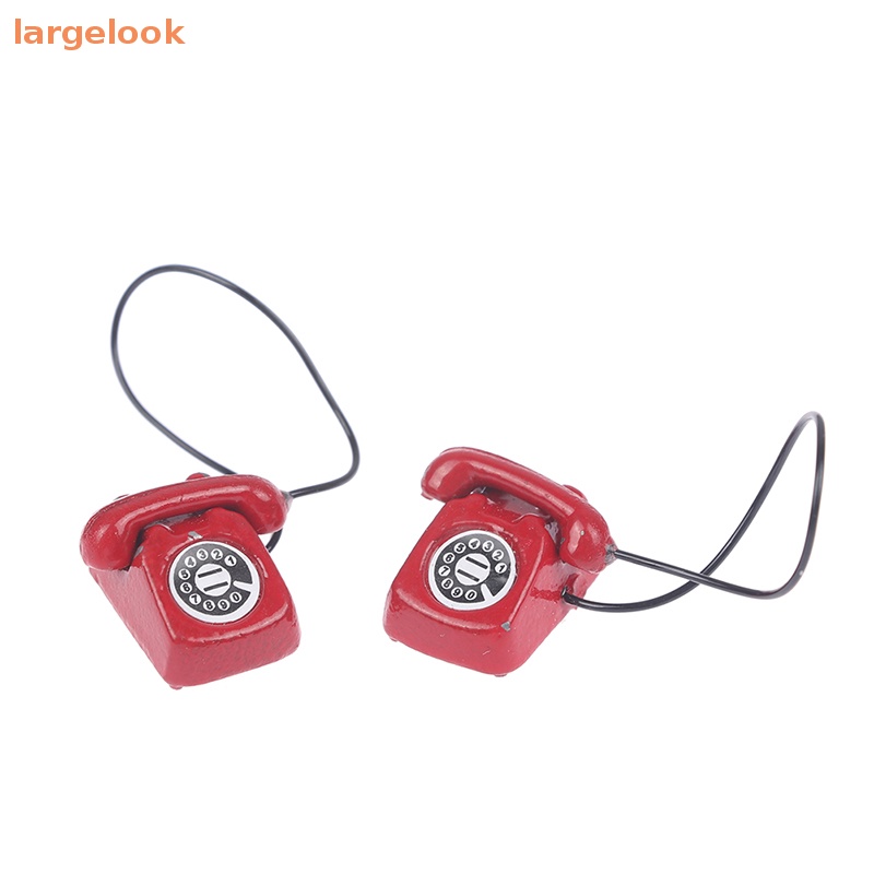 [Lớn] Đồ Trang Trí Nội Thất Nhà Búp Bê Mini Cố Định Điện Thoại