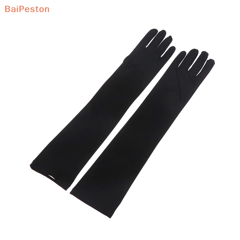 Găng Tay Cô Dâu Dài 45cm Sang Trọng