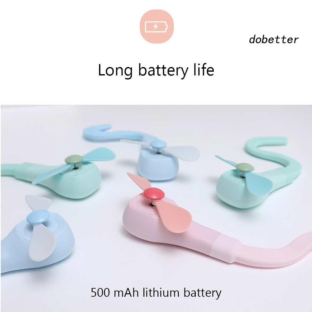 Quạt Làm Mát Mini Di Động Có Thể Sạc Lại Bằng Cổng USB