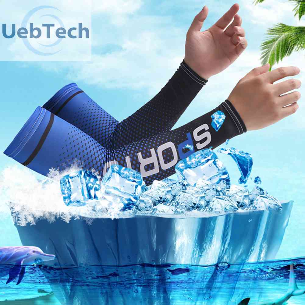 1 Cặp Vỏ Bọc Tay Áo Chống Nắng Dùng Chạy Xe Đạp Tiện Dụng