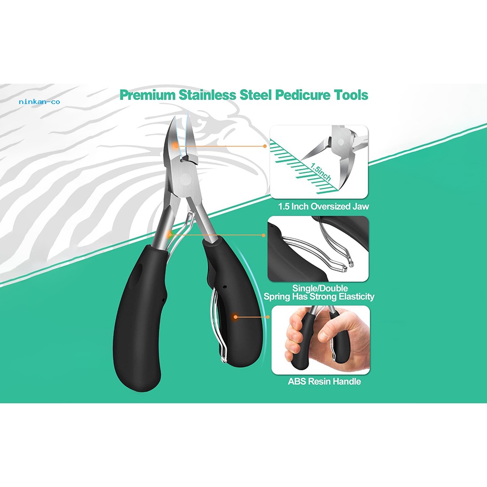 Bộ 6 Dụng Cụ Cắt Móng Chân Bằng Thép Không Gỉ Dày Dặn Tiết Kiệm Sức Lao Động Cho Người Lớn