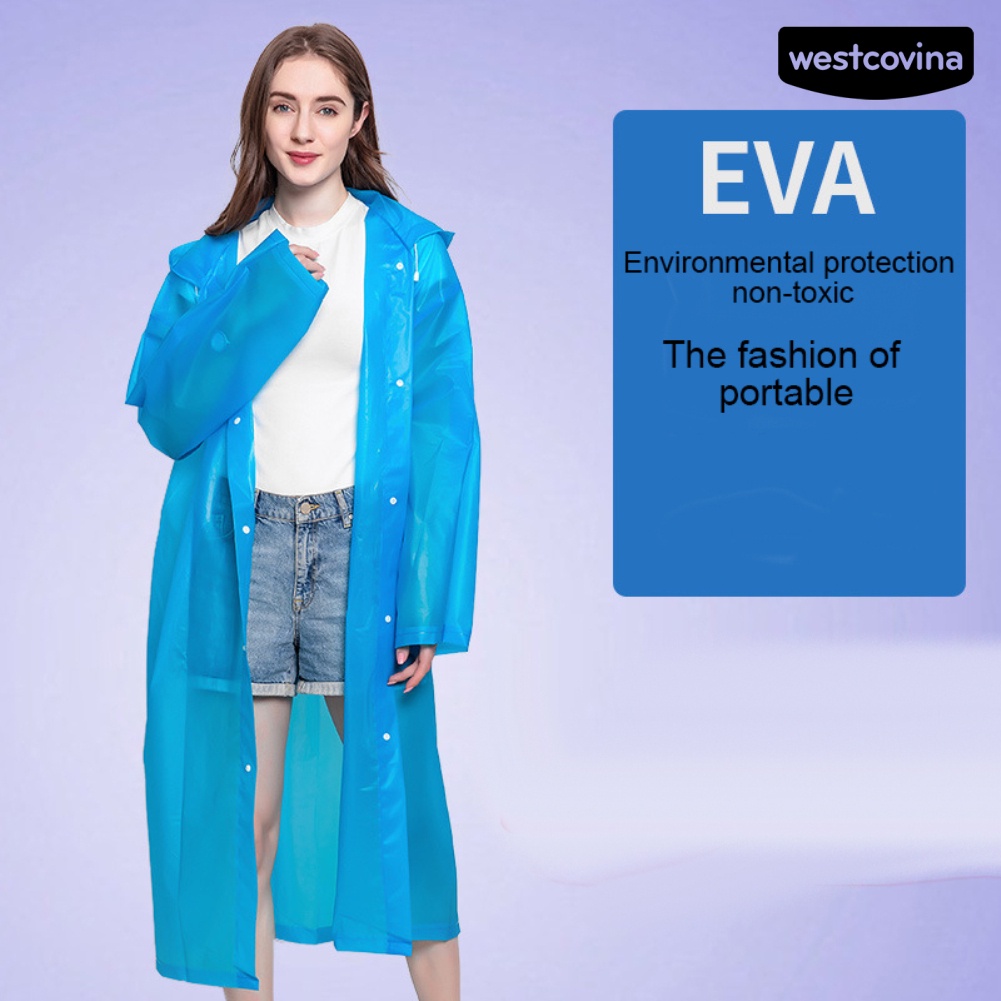 [COD]☁Áo Mưa Dày Dáng Dài Có Mũ Trùm Dùng Một Lần Chống Nước Dày Dặn Cho Unisex