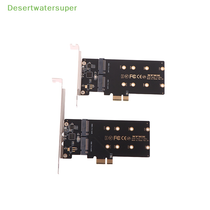 Mạch Chuyển Đổi ASM1061 chip PCIe x1 Sang 2 Cổng SATA M.2 NGFF SSD