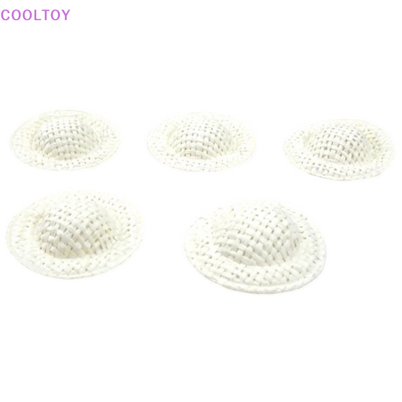 Set 10 Nón Rơm Mini 4cm Trang Trí Nhà Búp Bê