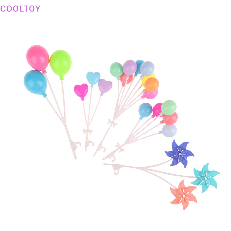 1 Set Bong Bóng Nhiều Màu Trang Trí Nhà Búp Bê