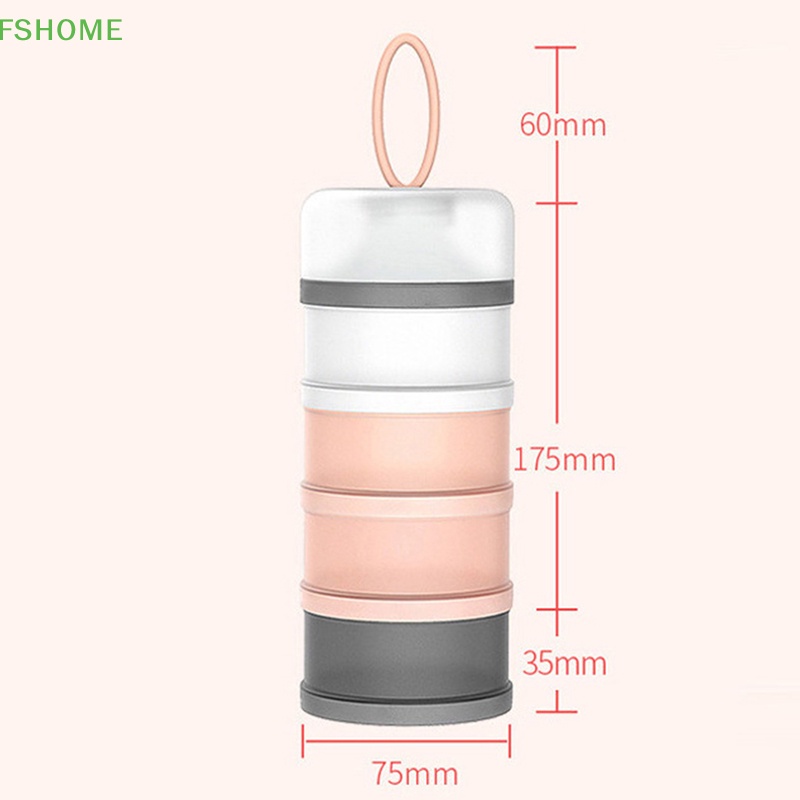 Hộp Đựng Sữa Bột 5 Tầng Cho Bé Sơ Sinh Mới