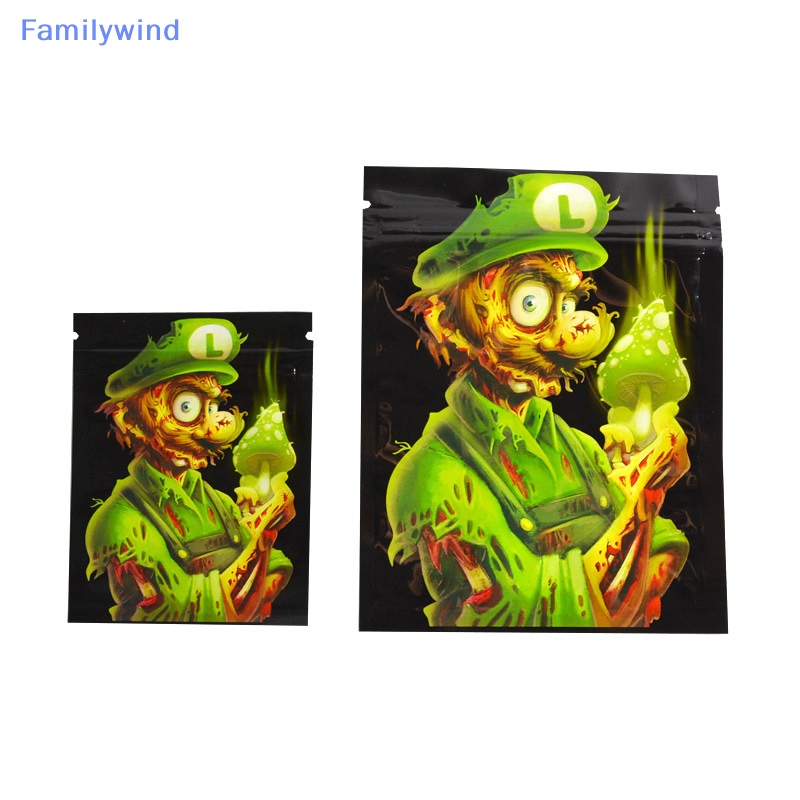 Bộ 10 Túi Zip Nhựa Chống Nước Kích Thước 11 * 14CM