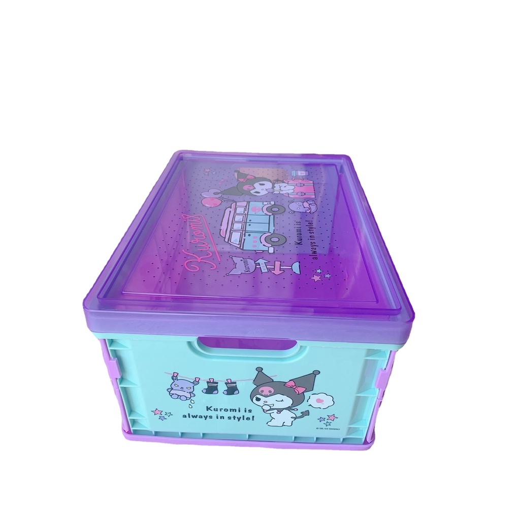 Hộp Đựng Mỹ Phẩm Để Bàn Hình Hello kitty / Cún Melody / Chó Gemini Kuromi Cinnamon Đáng Yêu