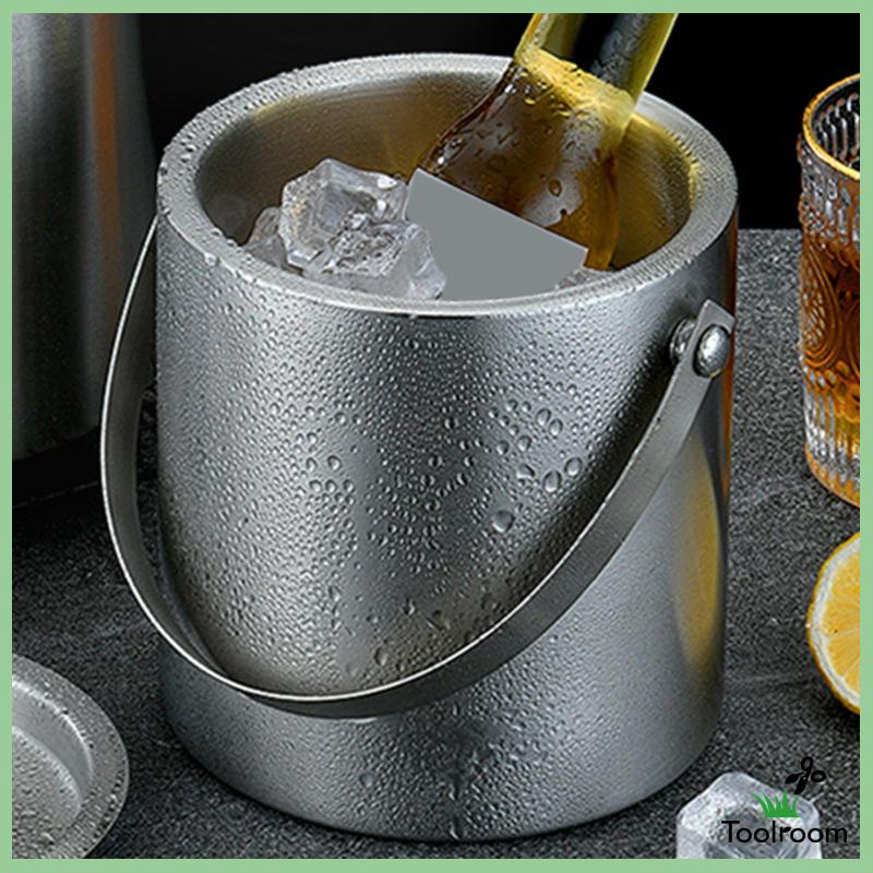 Xô Đựng Đá Bằng Thép Không Gỉ 1.6L Tiện Dụng Cho Tiệc Cocktail