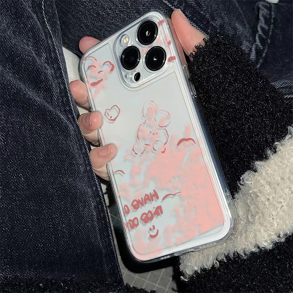 ✅Ốp Điện Thoại Mềm Chống Sốc Hình Thỏ Và Đám Mây Cho Iphone 13 11 14pro 6Iniphone12 max 78 Z5FW