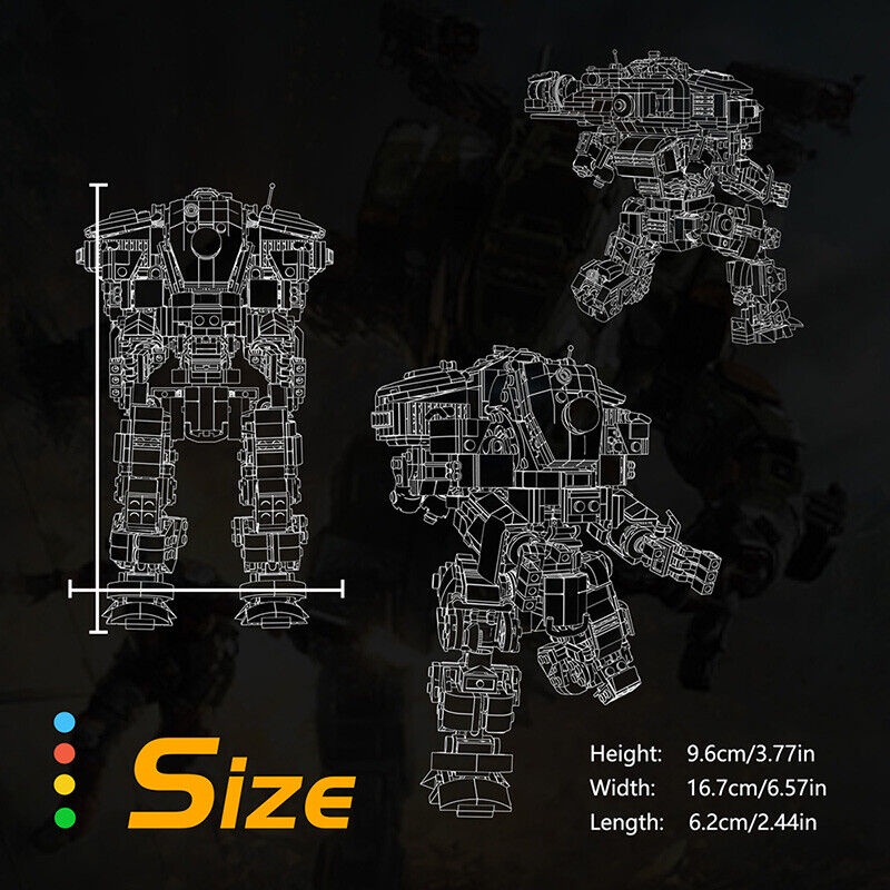 Bộ Mô Hình Lắp Ráp LEGO MOC-39614 Titanfall 2 Kane 'S 1345 100% Chất Lượng Cao