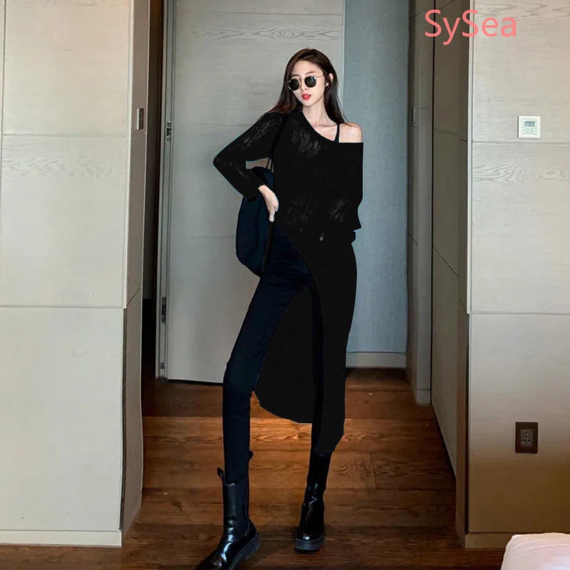 Áo Dệt Kim Chống Nắng Thiết Kế Xẻ Tà Thời Trang Mùa Hè Cho Nữ