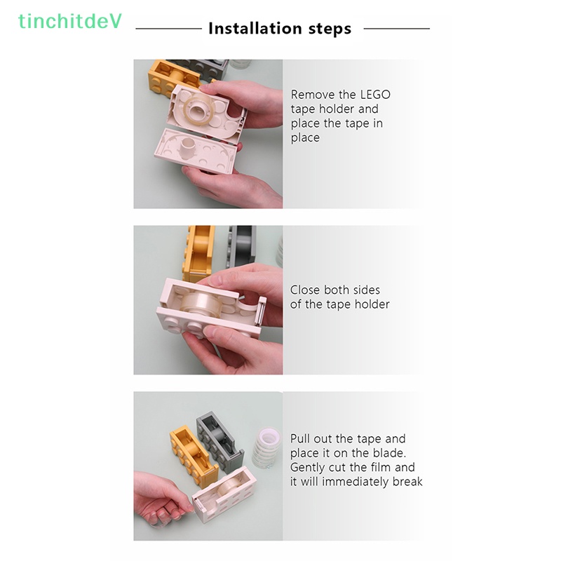 Hộp Đựng Băng Keo Dán Hình Chữ Nhật Siêu Bền Tiện Dụng DIY